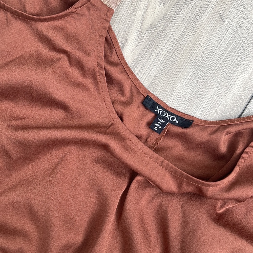 XOXO Women’s Brown Dress Size S - Picture 5 of 13